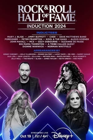 2024 Rock & Roll Hall of Fame Induction Ceremony Poster